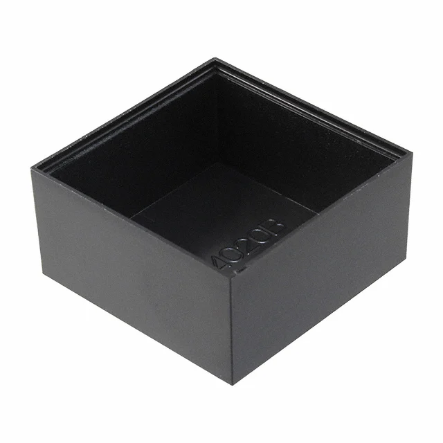 BOX ABS BLACK 1.546"L X 1.546"W