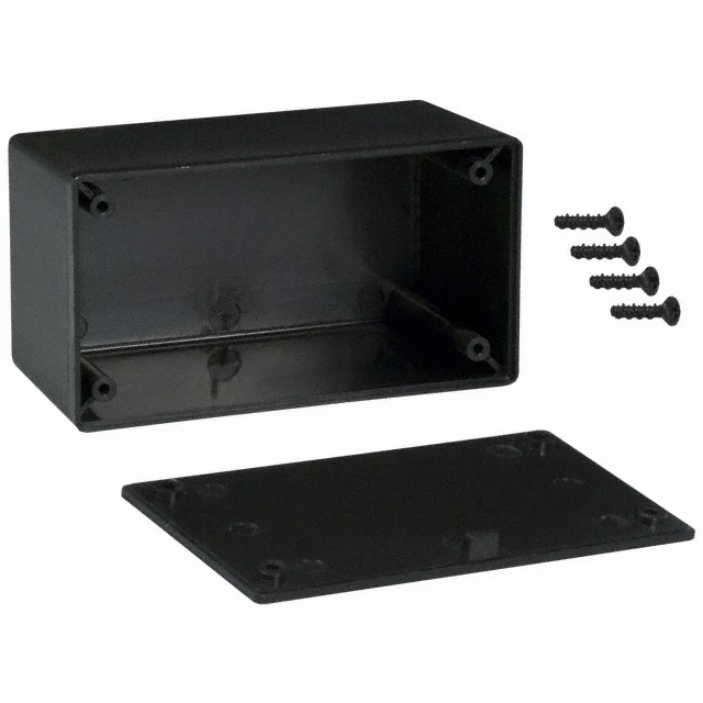 BOX ABS BLACK 4.105"L X 2.23"W