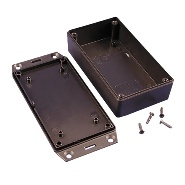 BOX PLASTIC BLK 4.48"L X 2.49"W