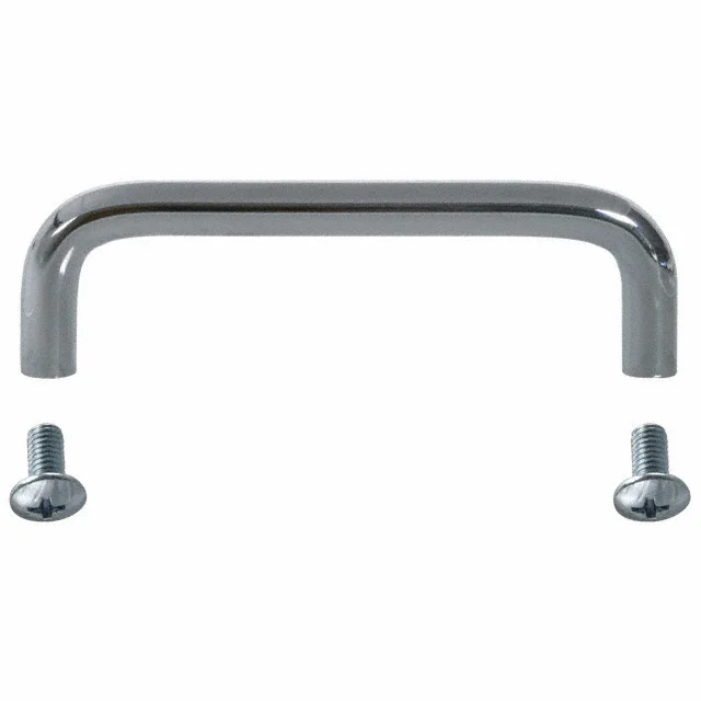 HANDLE STEEL/CHROME MTG CTR 4"