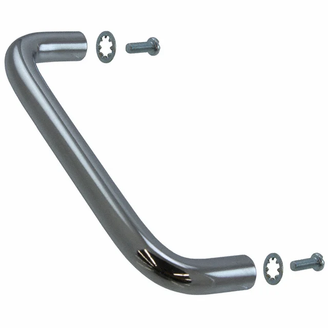 HANDLE STEEL/CHROME MTG CTR 4"