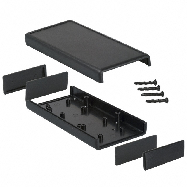 BOX PLASTIC BLK 5.52"L X 2.61"W