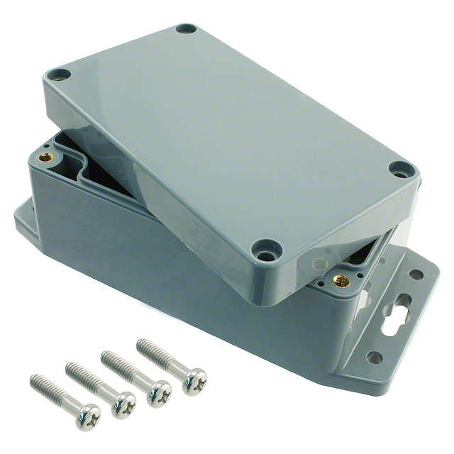 BOX ABS GRAY 4.53"L X 2.56"W