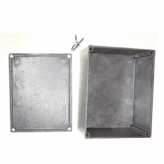 BOX ALUM NATURAL 4.69"L X 3.69"W BOX ALUM NATURAL 4.69"L X 3.69"W