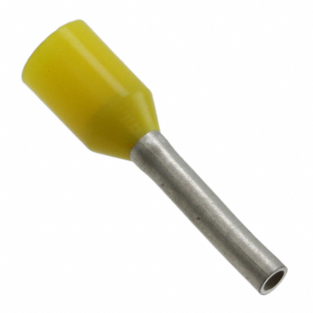 CONN FERRULE 24AWG YELLOW
