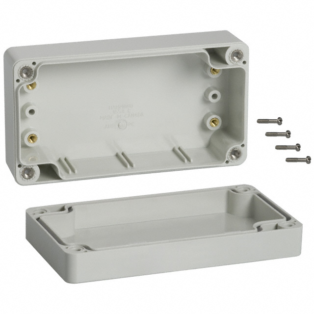 BOX ABS GRAY 4.72"L X 2.56"W