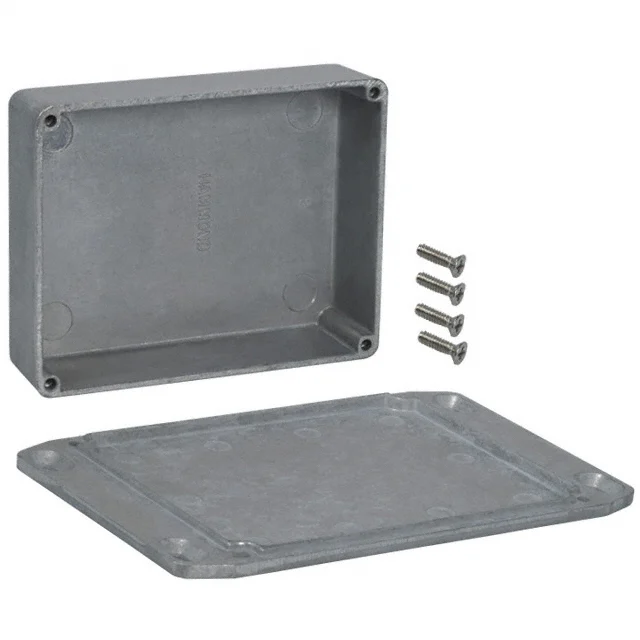 BOX ALUM UNPTD 4.71"L X 3.7"W