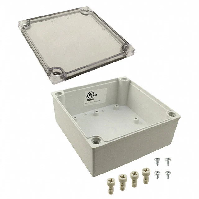 BOX PLASTIC 5.12"L X 5.12"W