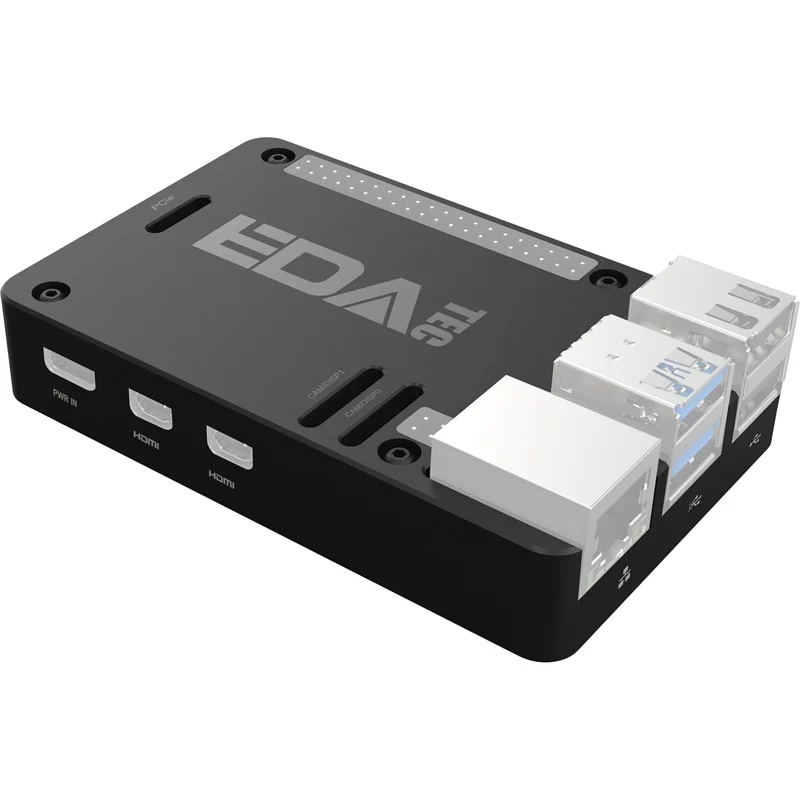 CASE ALUM BLK 3.622"LX2.339"W