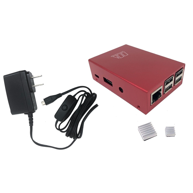 CASE ALUM RED 11.000"LX7.500"W