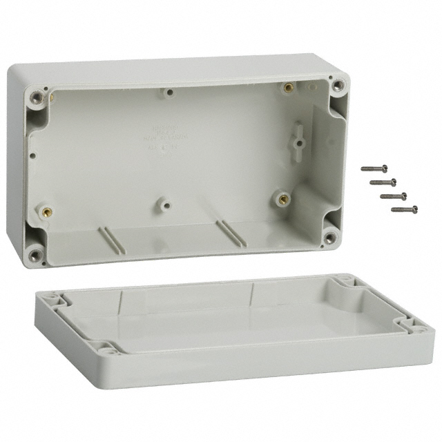 BOX PC GRAY 6.3"L X 3.54"W