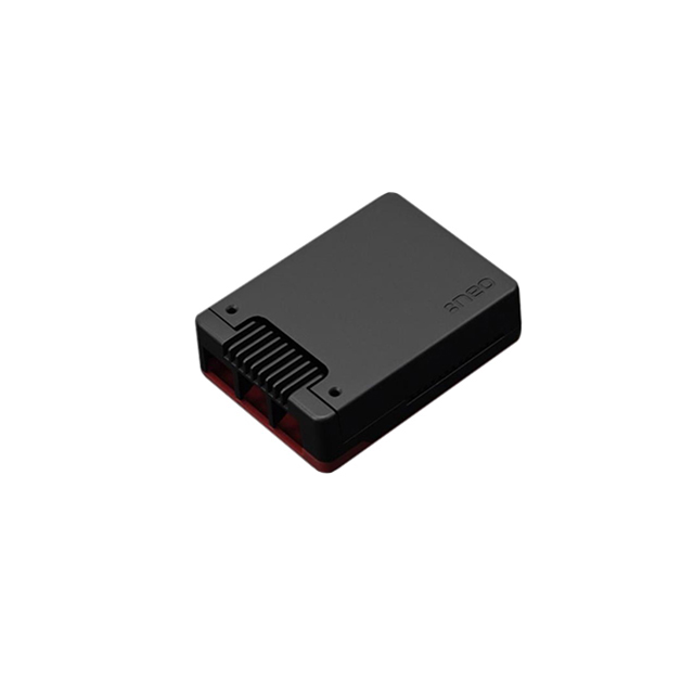 CASE ALUM BLK 3.449"LX2.815"W