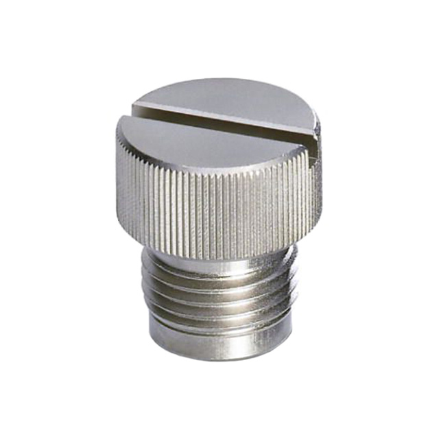 CONN SCREW PLUG M12 SILVER
