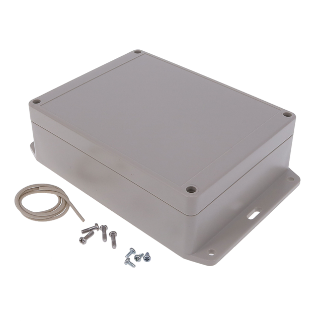 BOX ABS GRAY 7.67"L X 4.94"W