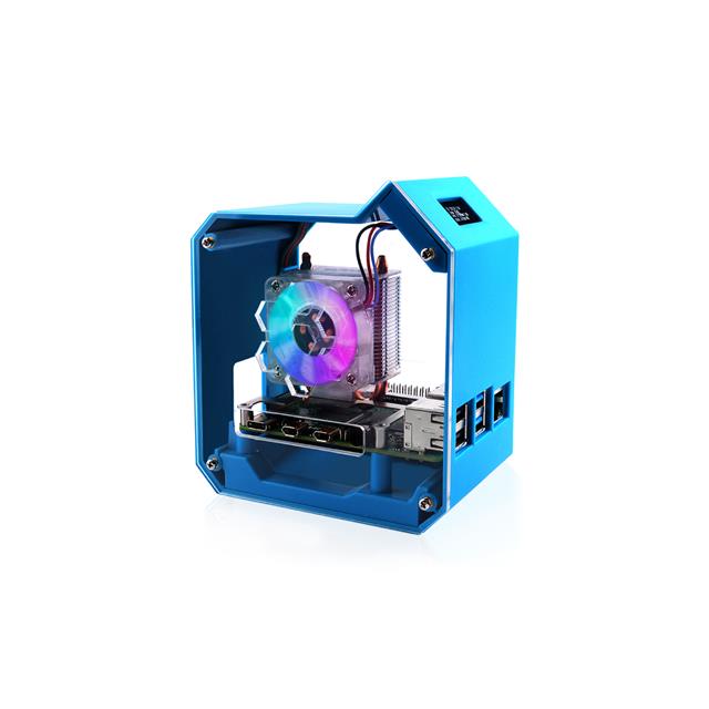 CASE PLASTIC ABS BLUE