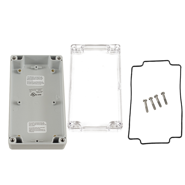 ENCLOSURE PC CLEAR 6.3"L X 3.5"W