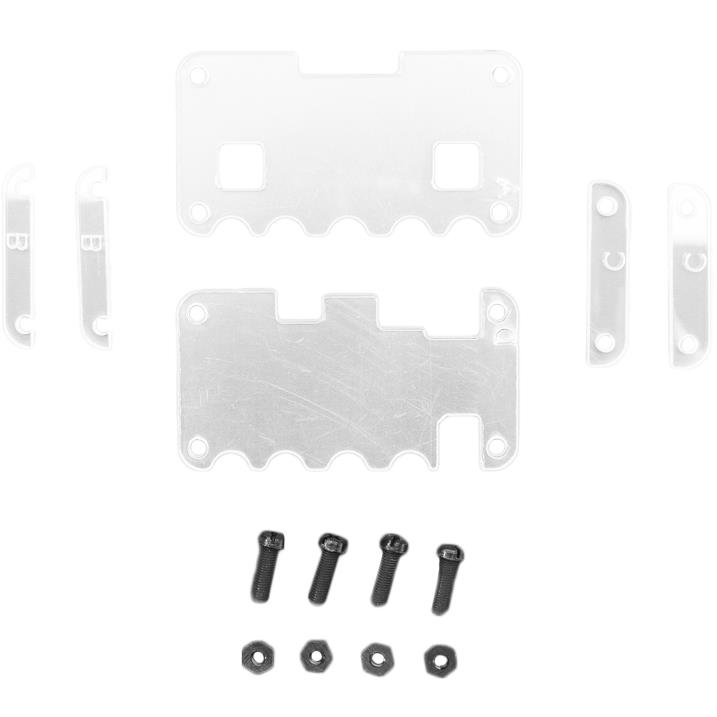 CLEAR ACRYLIC ENCLOSURE + HARDWA