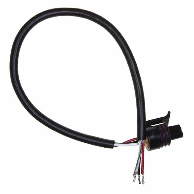 CABLE W/PACKARD CONNECTOR 12"