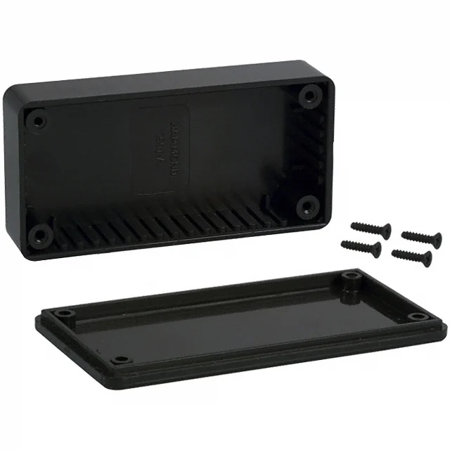 BOX PLASTIC BLK 3.94"L X 1.97"W