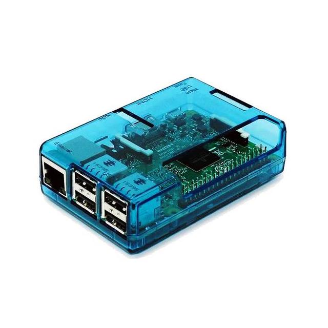 BLUE TRANSPARENT  OPEN CASE FOR