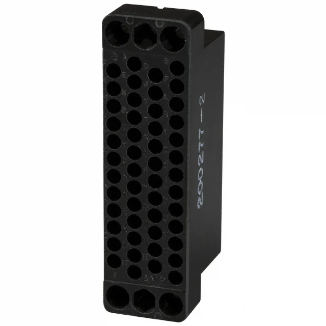 CONN 50POS BLACK PNL MNT CONN 50POS BLACK PNL MNT