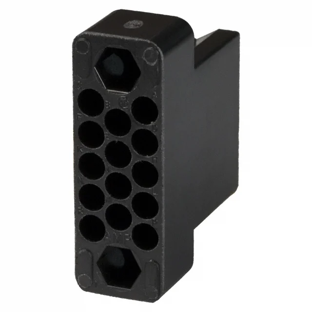 CONN 14POS BLACK PNL MNT