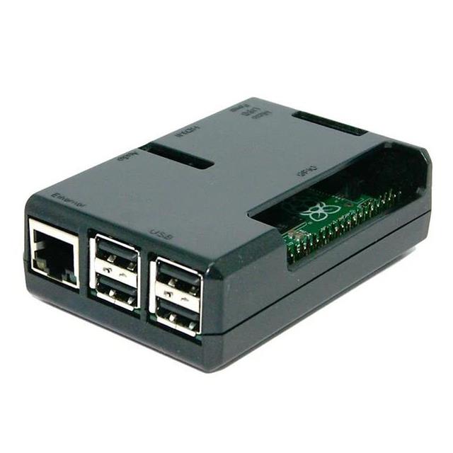 BLACK CASE FOR RASPBERRY PI 2 WI