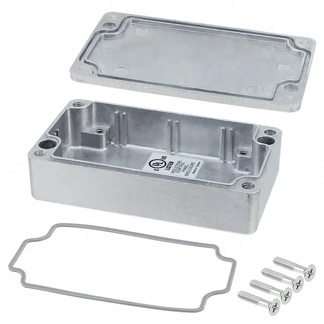 BOX ALUM NATURAL 4.55"L X 2.58"W