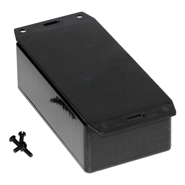 BOX PLASTIC BLK 4.72"L X 2.56"W