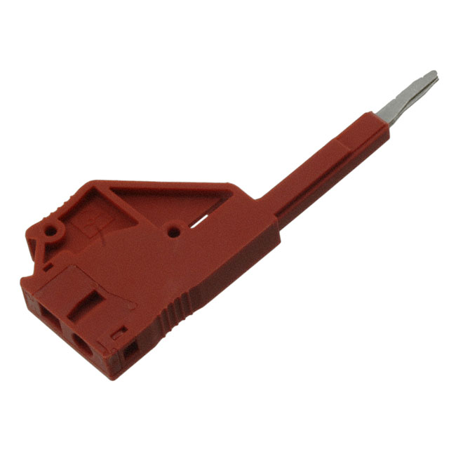 CONN TERM BLK TEST PLG ADPT RED