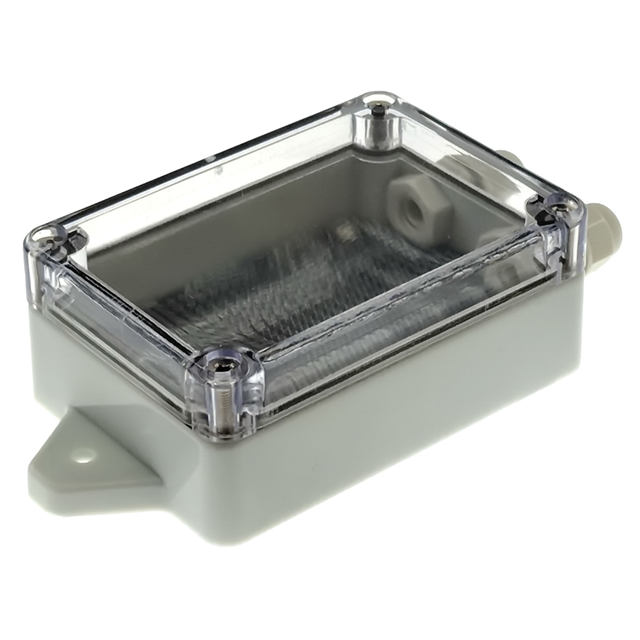 CASE ABS GRY CLR 4.63"LX2.283"W