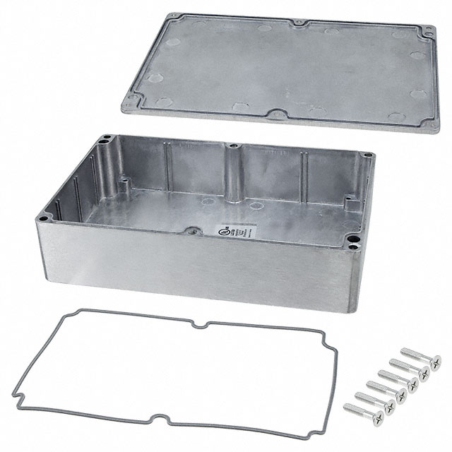 BOX ALUM NATURAL 8.76"L X 5.76"W