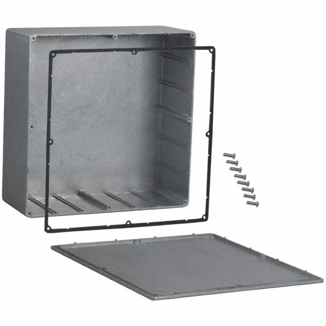 BOX ALUM NATURAL 9.85"L X 9.85"W BOX ALUM NATURAL 9.85"L X 9.85"W