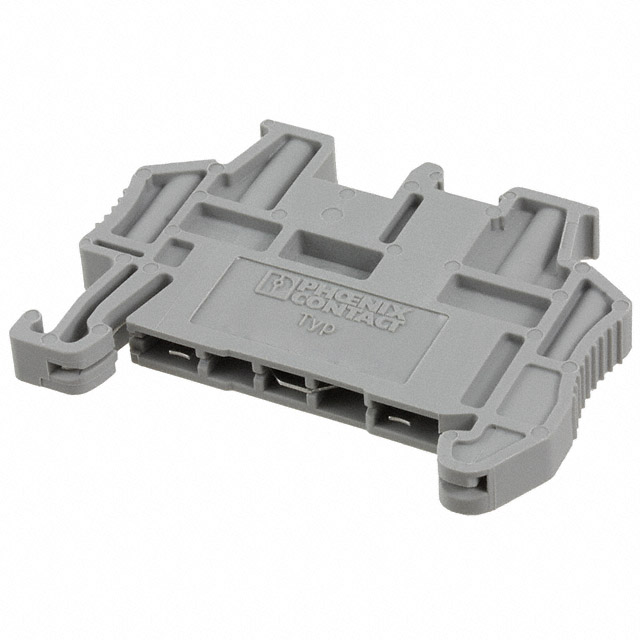 CONN TERM BLK END BRCKT RAIL GRY CONN TERM BLK END BRCKT RAIL GRY