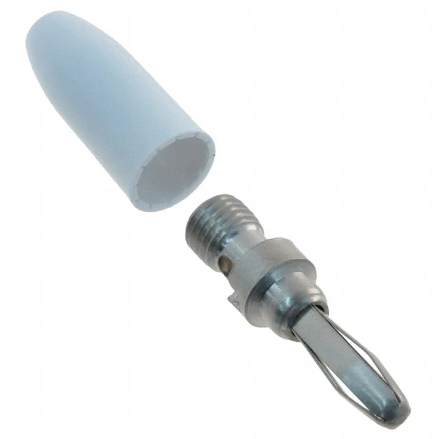 CONN BANANA PLUG SLDRLESS WHITE