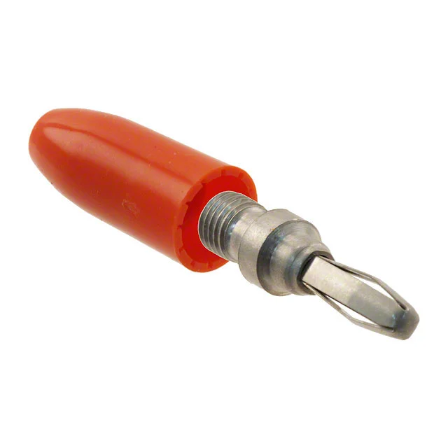 CONN BANANA PLUG SLDRLESS ORANGE