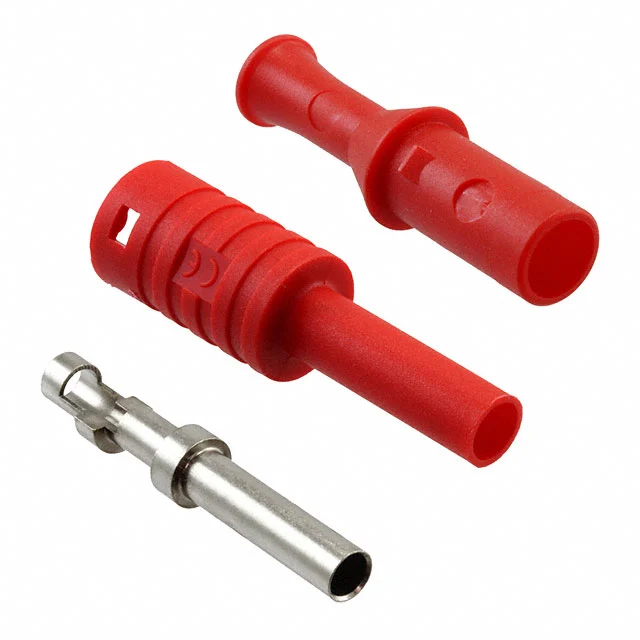 CONN BANANA JACK SOLDER RED