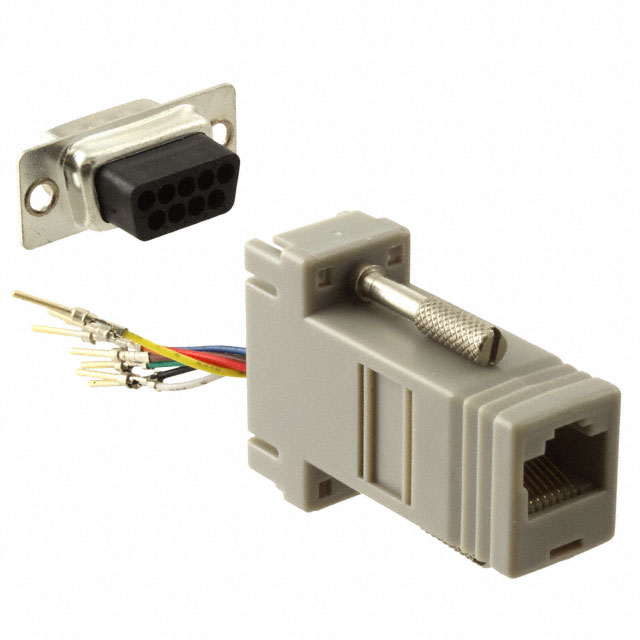 CONN ADAPTER RJ-45 TO DB9 MALE