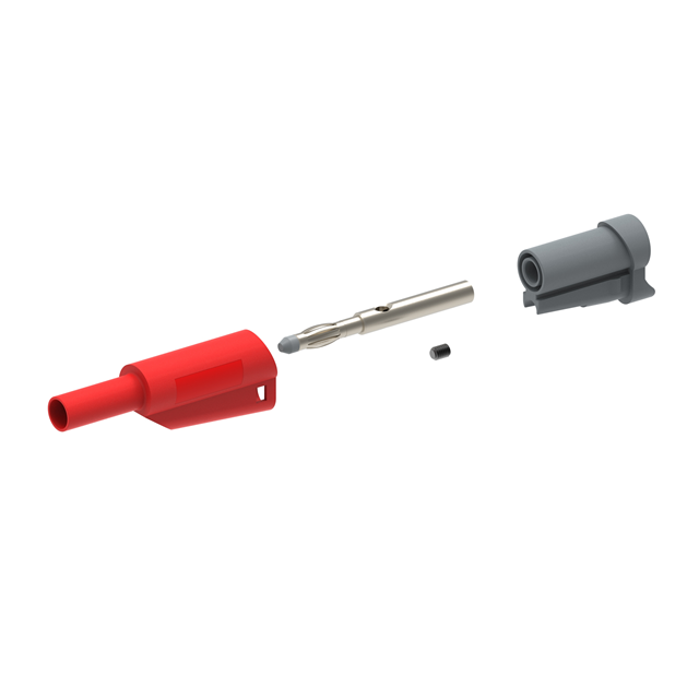 CONN BANANA PLUG STACK SCREW RED