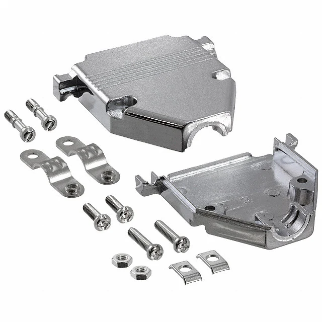 CONN BACKSHELL 25POS 180DEG SHLD