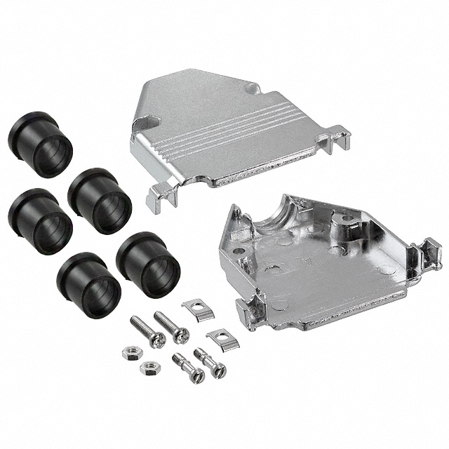 CONN BACKSHELL 25POS 180DEG SHLD