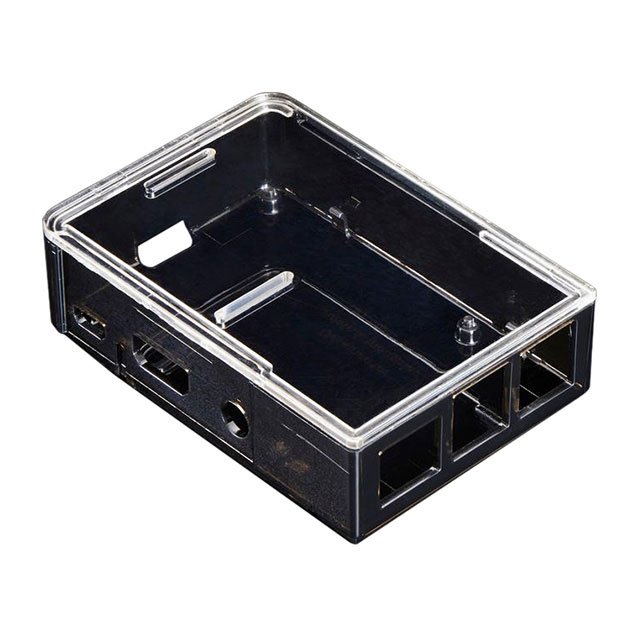 CASE PLAS SMOKE CL 3.66"LX2.48"W