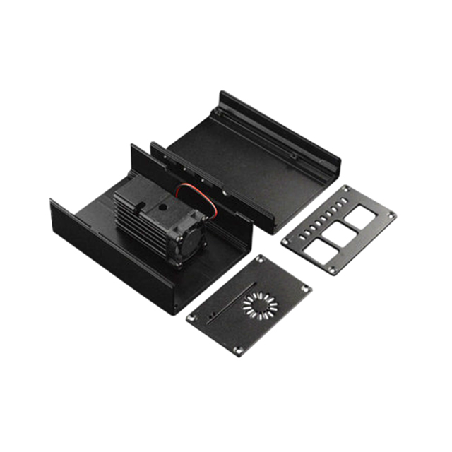 CASE ALUM BLK 3.620"LX2.520"W