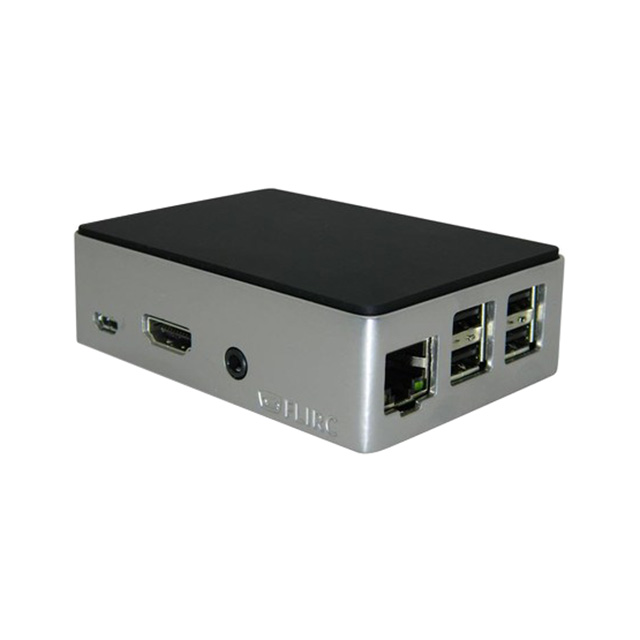 CASE METAL ALUMINUM BLK SILVER