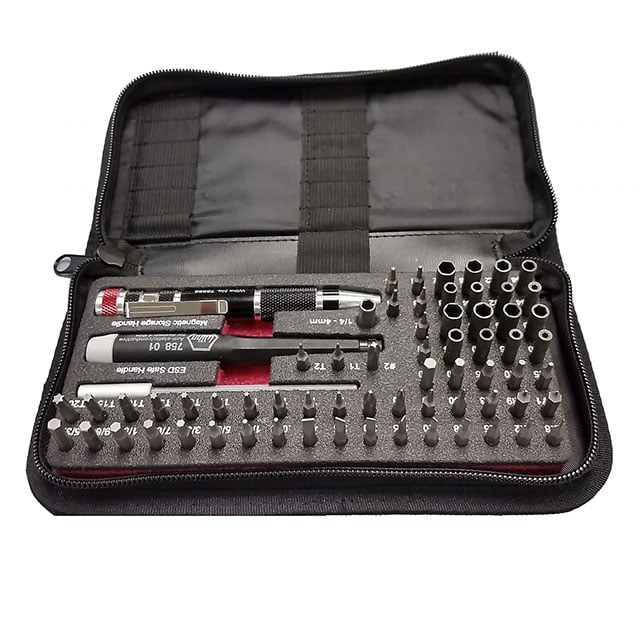 BIT SET HEX ASSORTED W/CASE 68PC