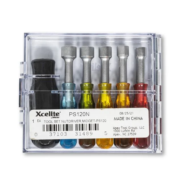 NUT DRIVER SET W/CASE 11PC