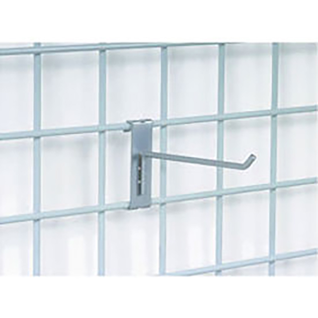 GRID WALL PEG HOOK, STEEL, 12"L