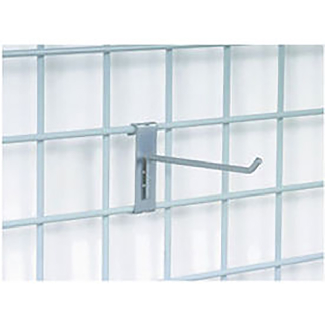 GRID WALL PEG HOOK, STEEL, 8"L