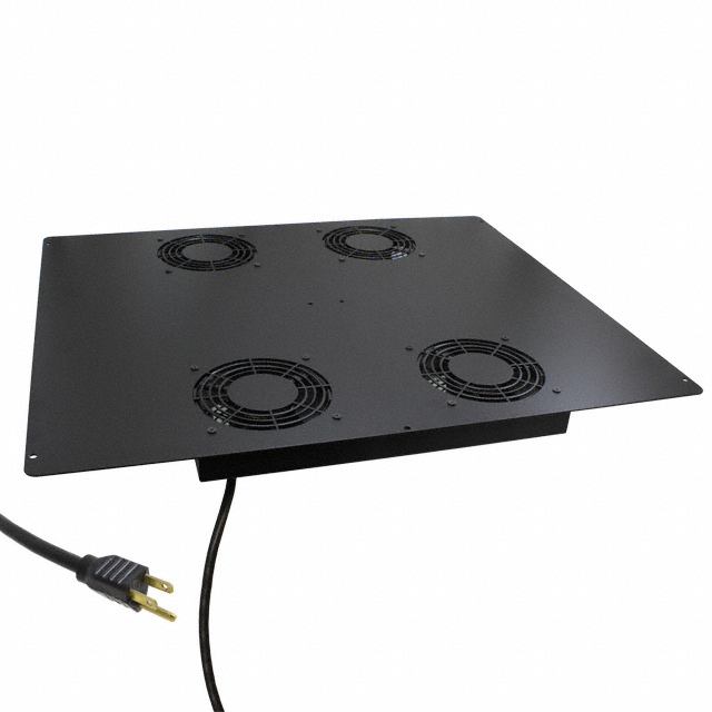 FAN TOP 4" PRE-WIRE 31.5" BLACK