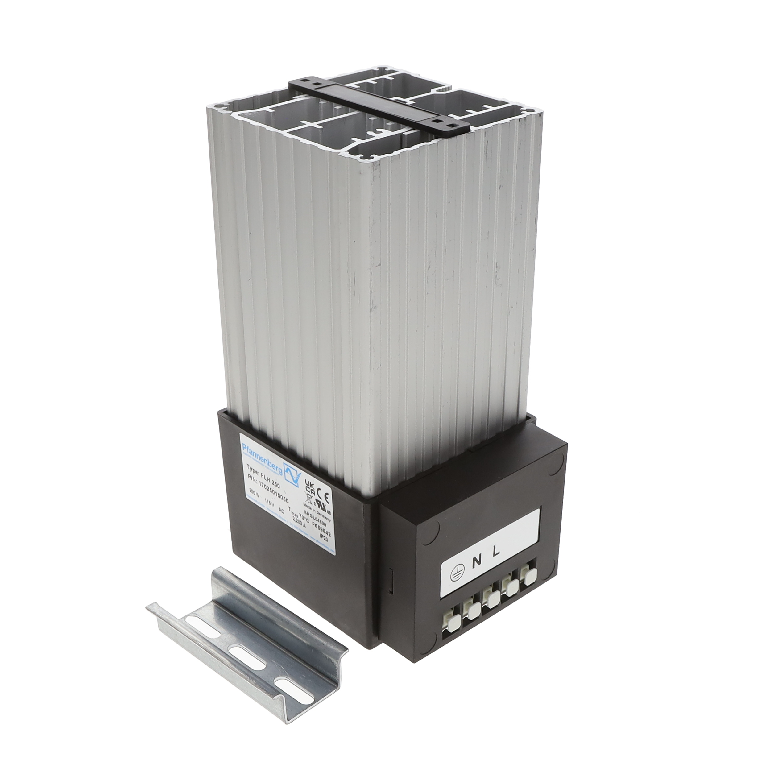 FAN HEATER 250W 3.2X3.2X7"